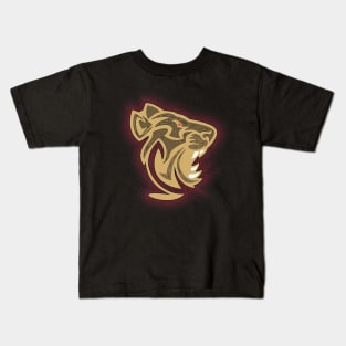 The Lion Angry Art Polygonal Kids T-Shirt